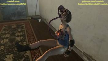 Jill Valentine in big Trouble Resident Evil