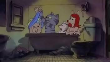 Fritz the Cat (1972): Bathtub Orgy (Part 1)