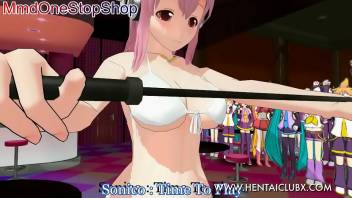 sexy Sexy Anime Girl Fight Ryona Hentai MMD anime girls